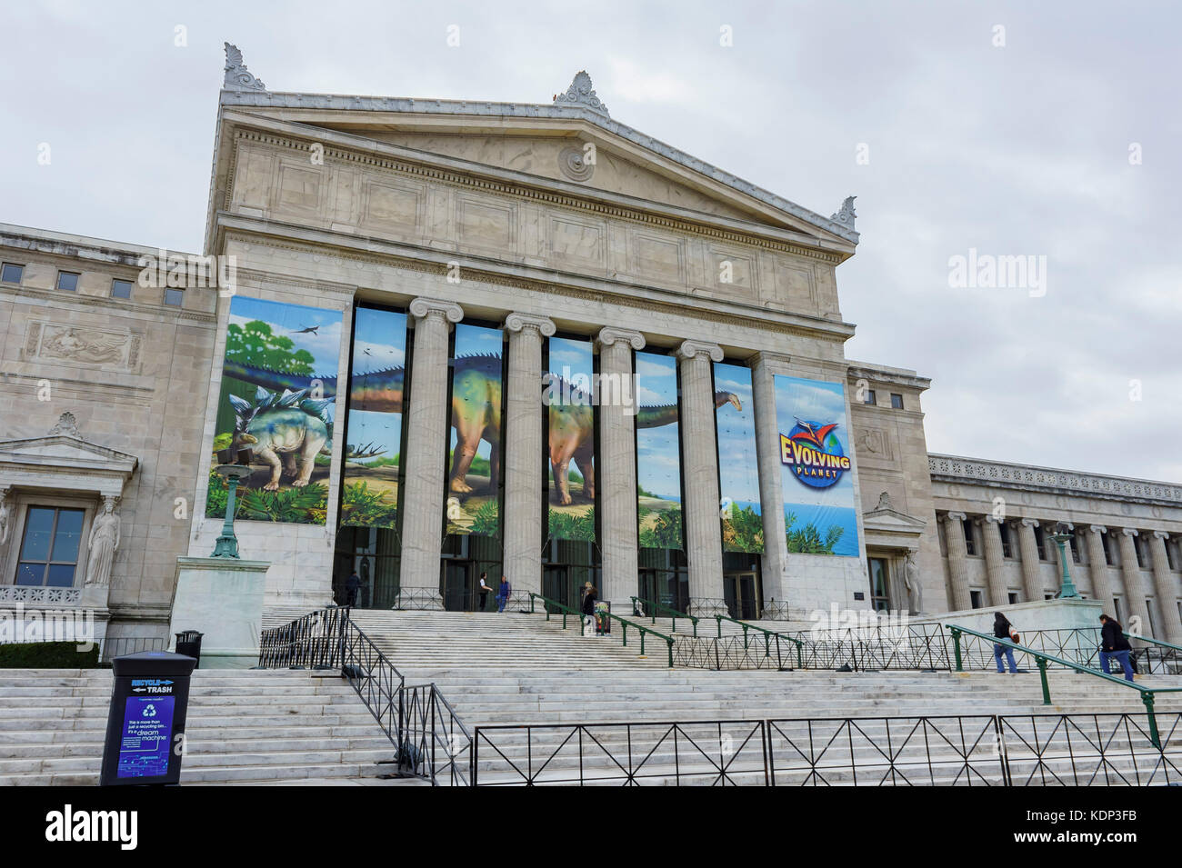 Chicago, FEB 1: Ingresso principale dello Shedd Aquarium sulla FEB 1, 2012 a Chicago, Illinois, Stati Uniti Foto Stock