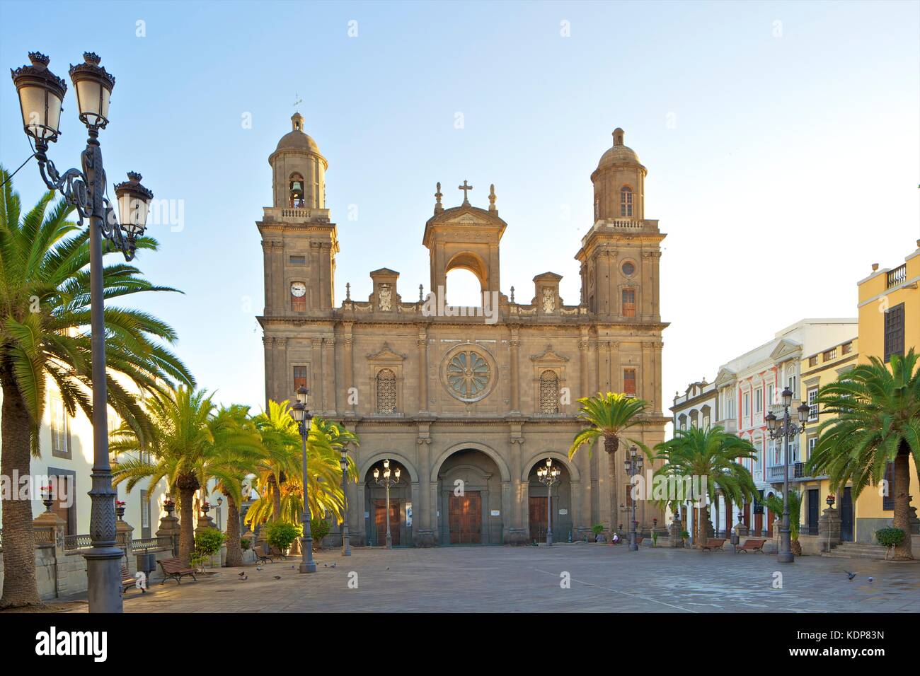 Santa Ana cattedrale, Vegueta Città Vecchia, Las Palmas de Gran Canaria Gran Canaria Isole Canarie Spagna, Oceano Atlantico, Europa Foto Stock