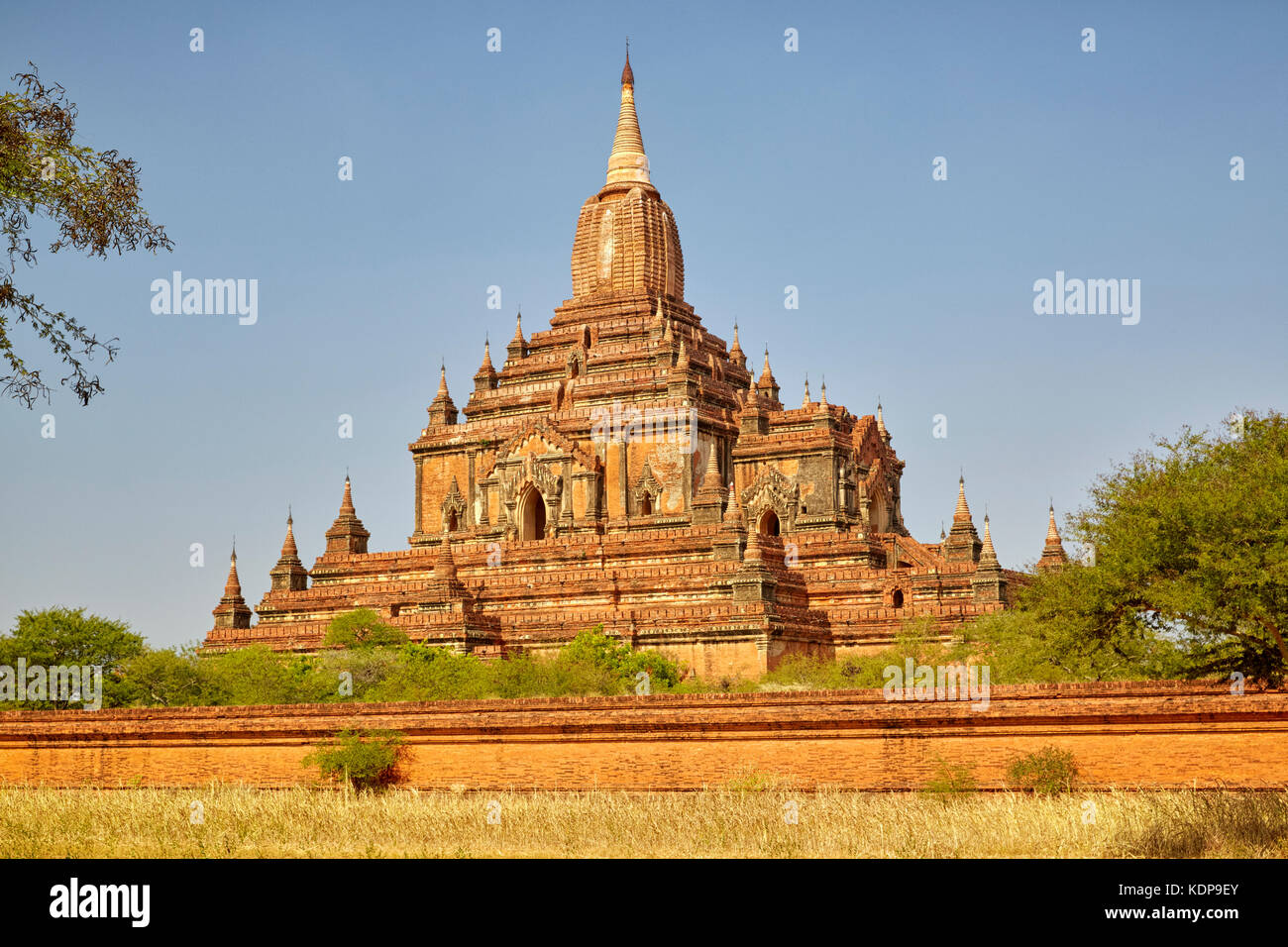 Tempio Sulamani, Bagan (pagano), Myanmar (Birmania), Sud-est asiatico Foto Stock