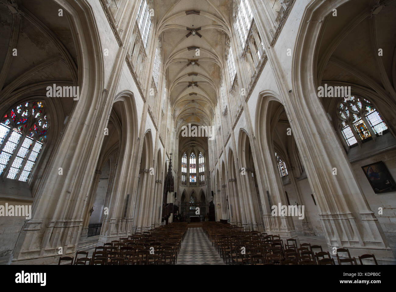 L'Abbaye de La Trinite, Vendôme, Valle della Loira, Francia Foto Stock