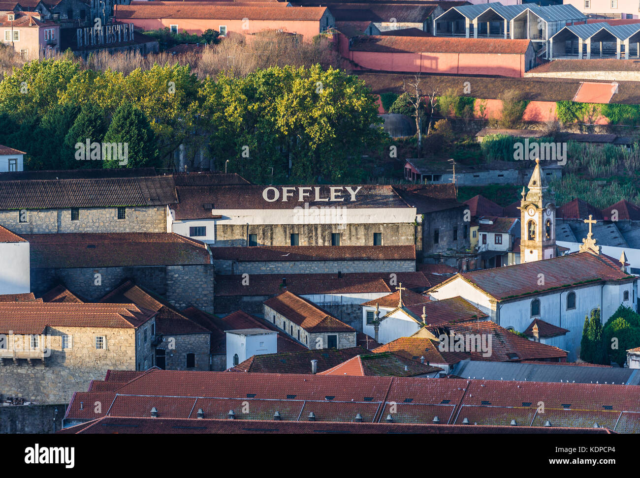 Cantine di vino Offley a Vila Nova de Gaia, Portogallo Foto Stock