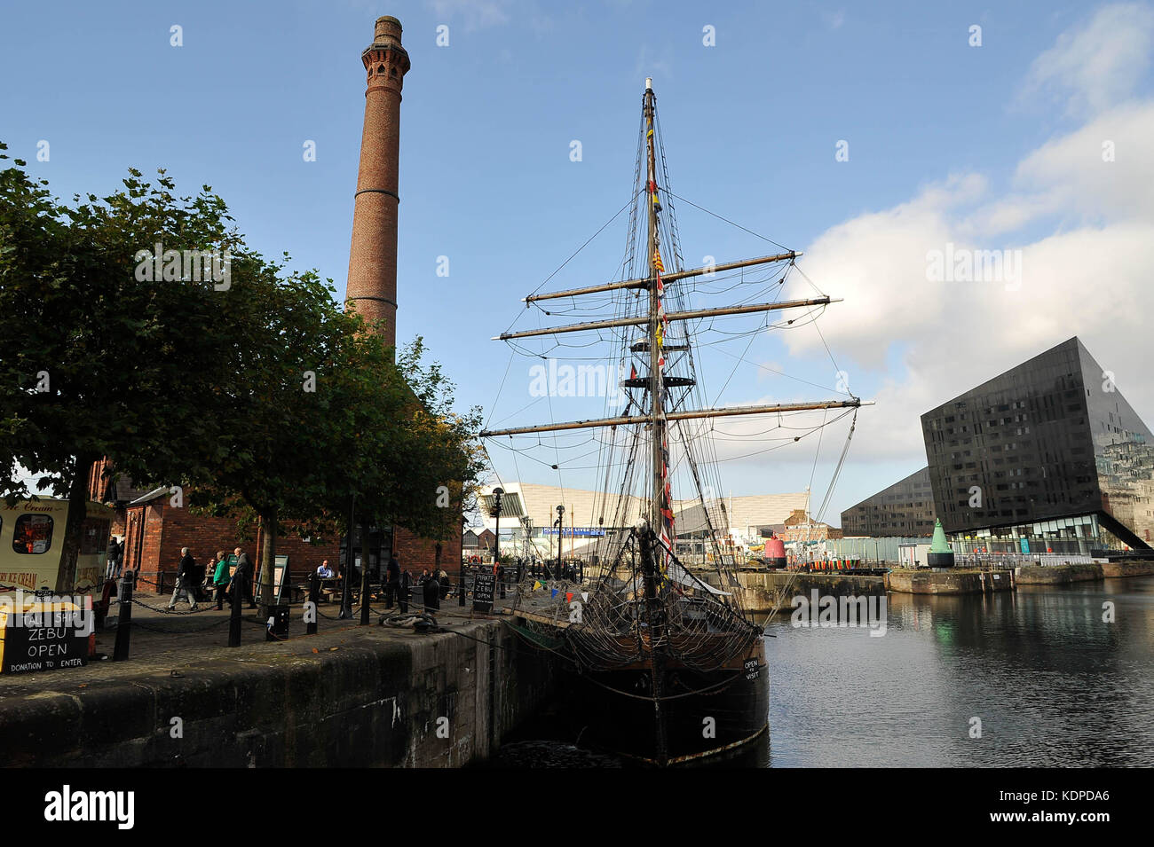 Liverpool tempo di autunno Foto Stock