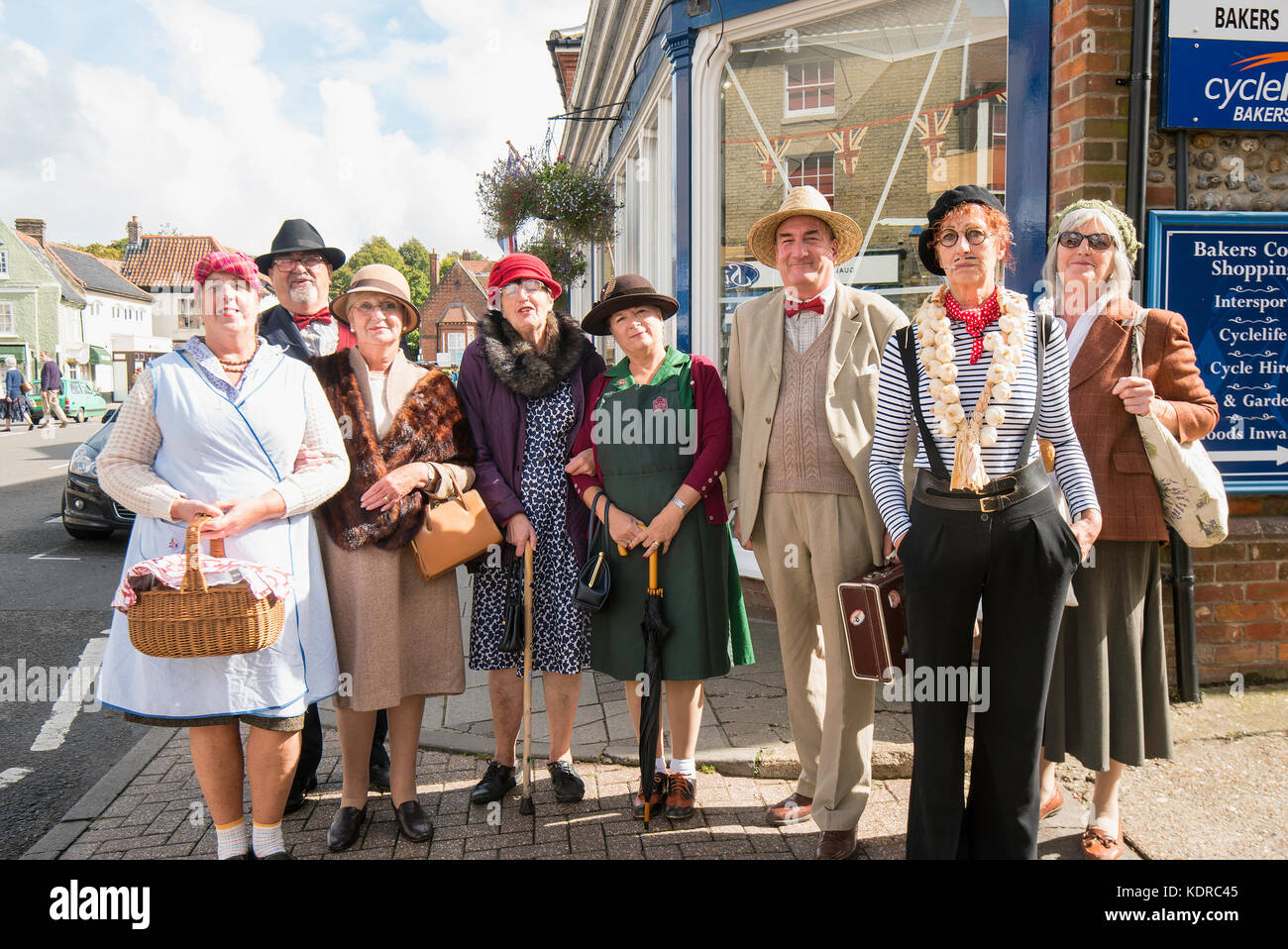 1940s weekend 2017, Holt, Regno Unito Foto Stock