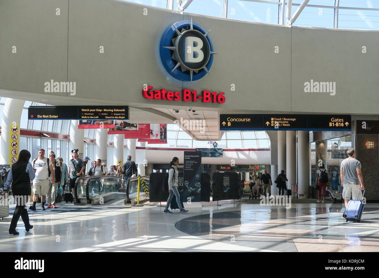 Aeroporto internazionale di Charlotte, North Carolina, Stati Uniti Foto Stock