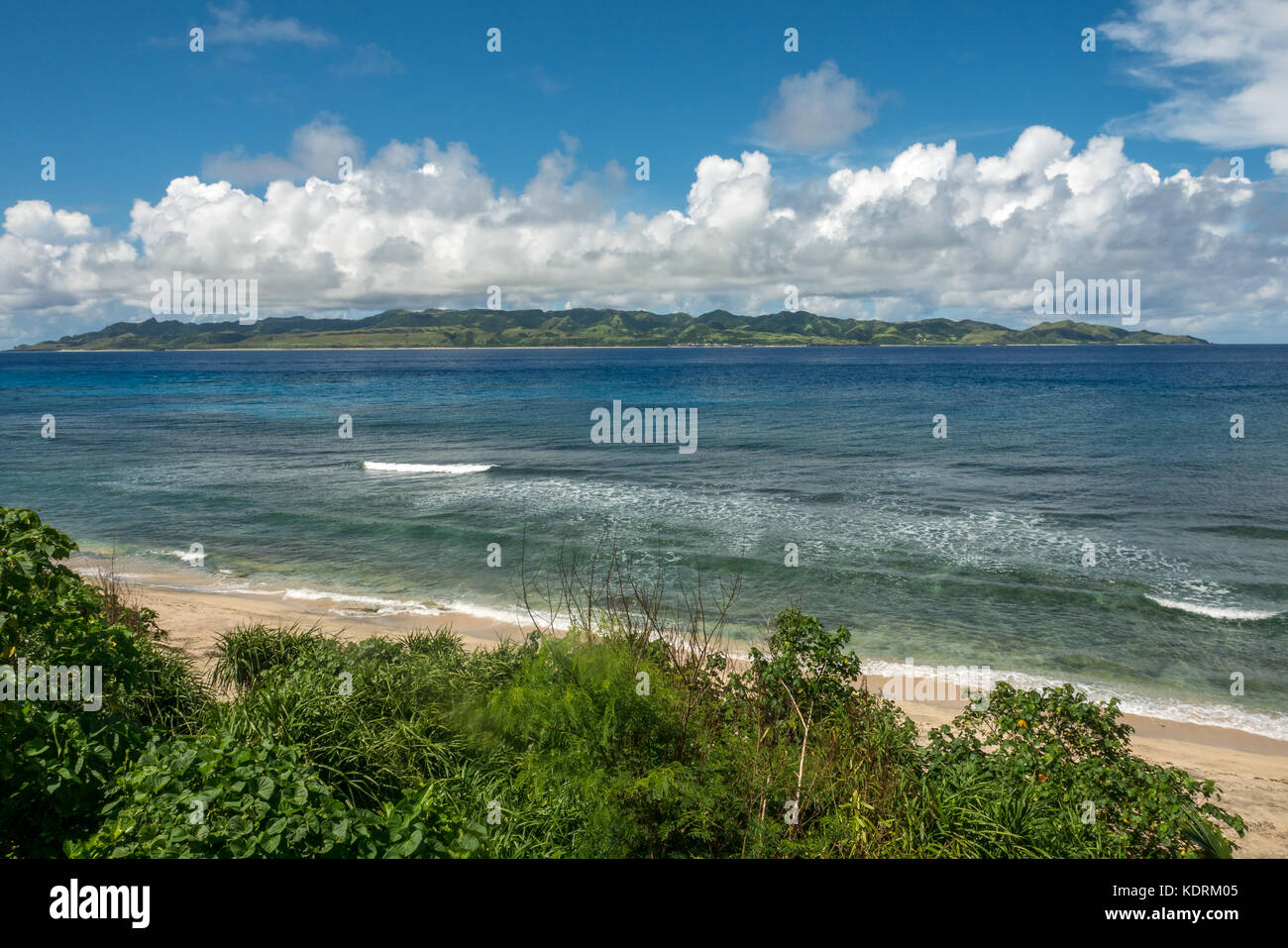 Vista sabtang da batán isola, batanes, Filippine Foto Stock