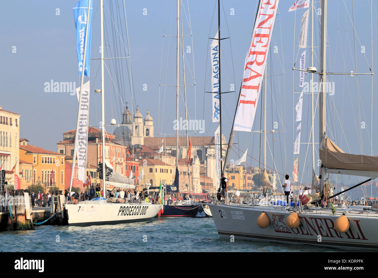 Sailing yacht racing "Venezia Ospitalità Challenge' e 'Regata La Veleziana' 2017 Foto Stock