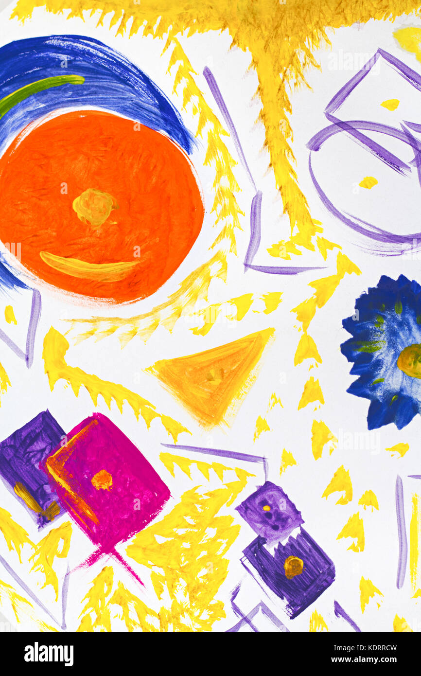 L'arte astratta sfondo. il dipinto a olio su tela. luminoso multicolore texture. Frammento di opere d'arte. macchie di pittura a olio. pennellate di vernice. Un moderno Foto Stock