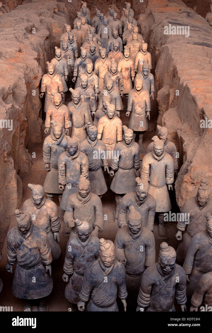 Esercito di Terracotta, Xi'an, Shaanxi Province, Cina Foto Stock