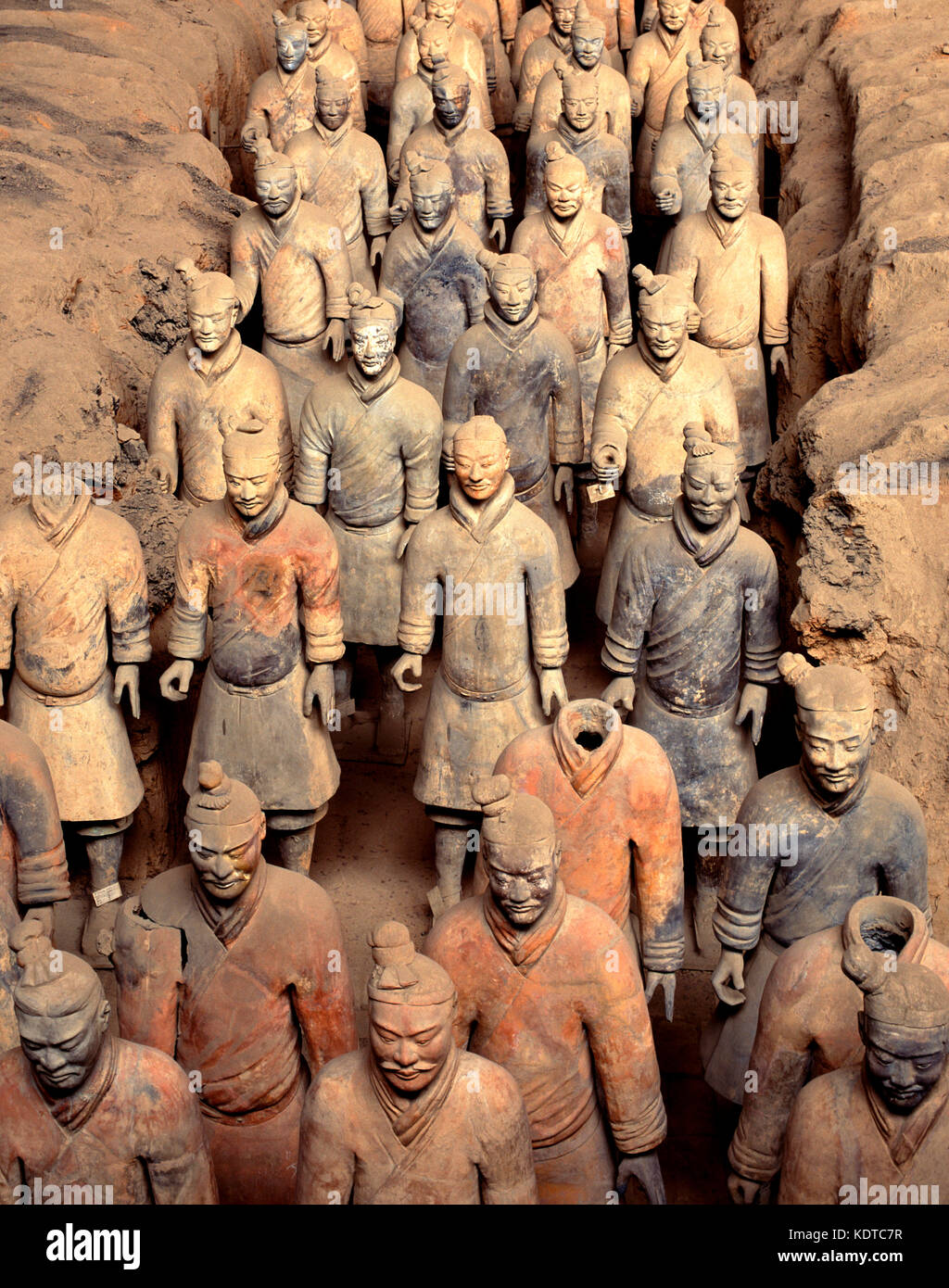 Esercito di Terracotta, Xi'an, Shaanxi Province, Cina Foto Stock