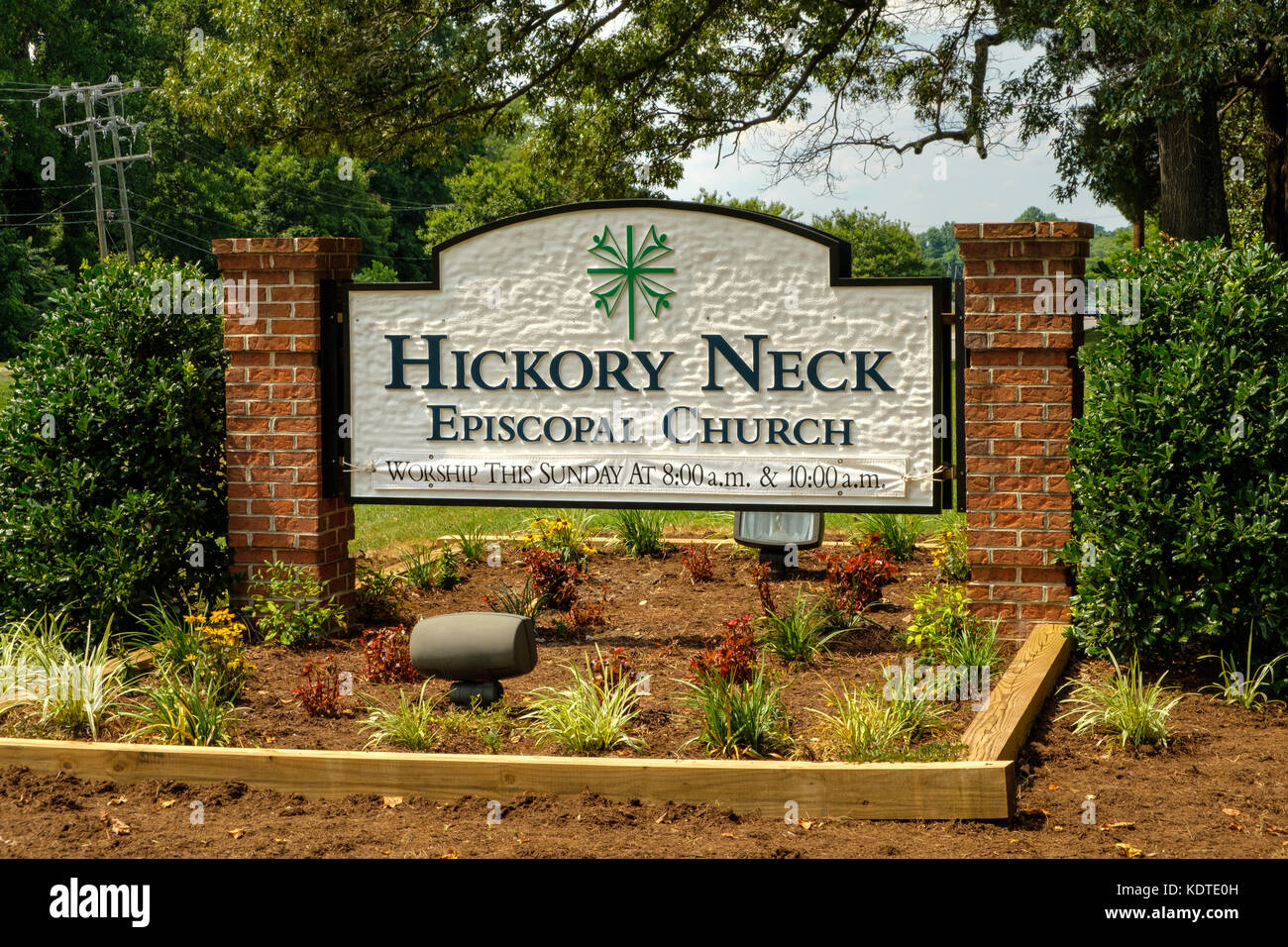 Hickory collo chiesa episcopale, 8300 Richmond Road, Toana, Virginia Foto Stock