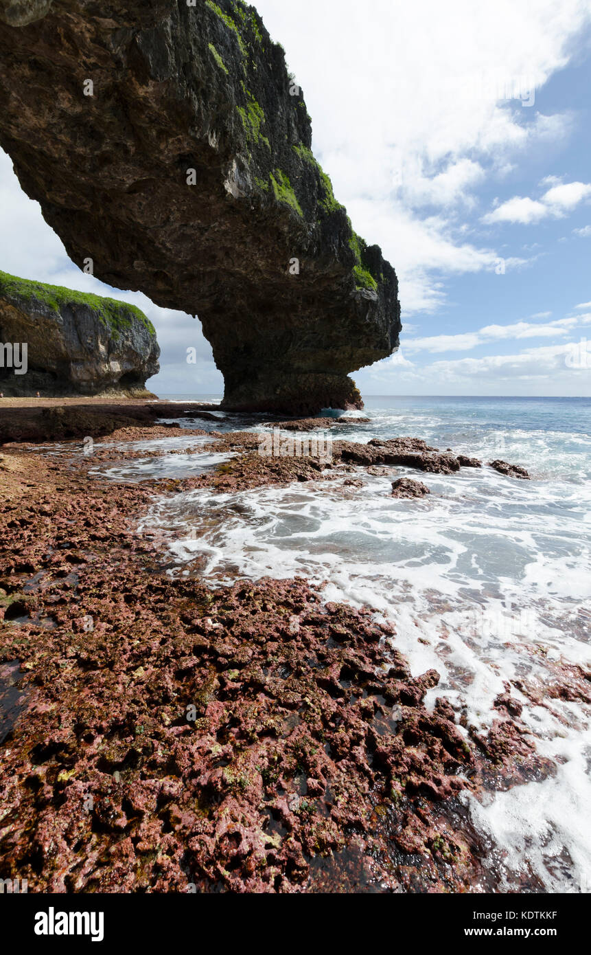 Arco Naturale, Talava, Niue, Sud Pacifico Foto Stock