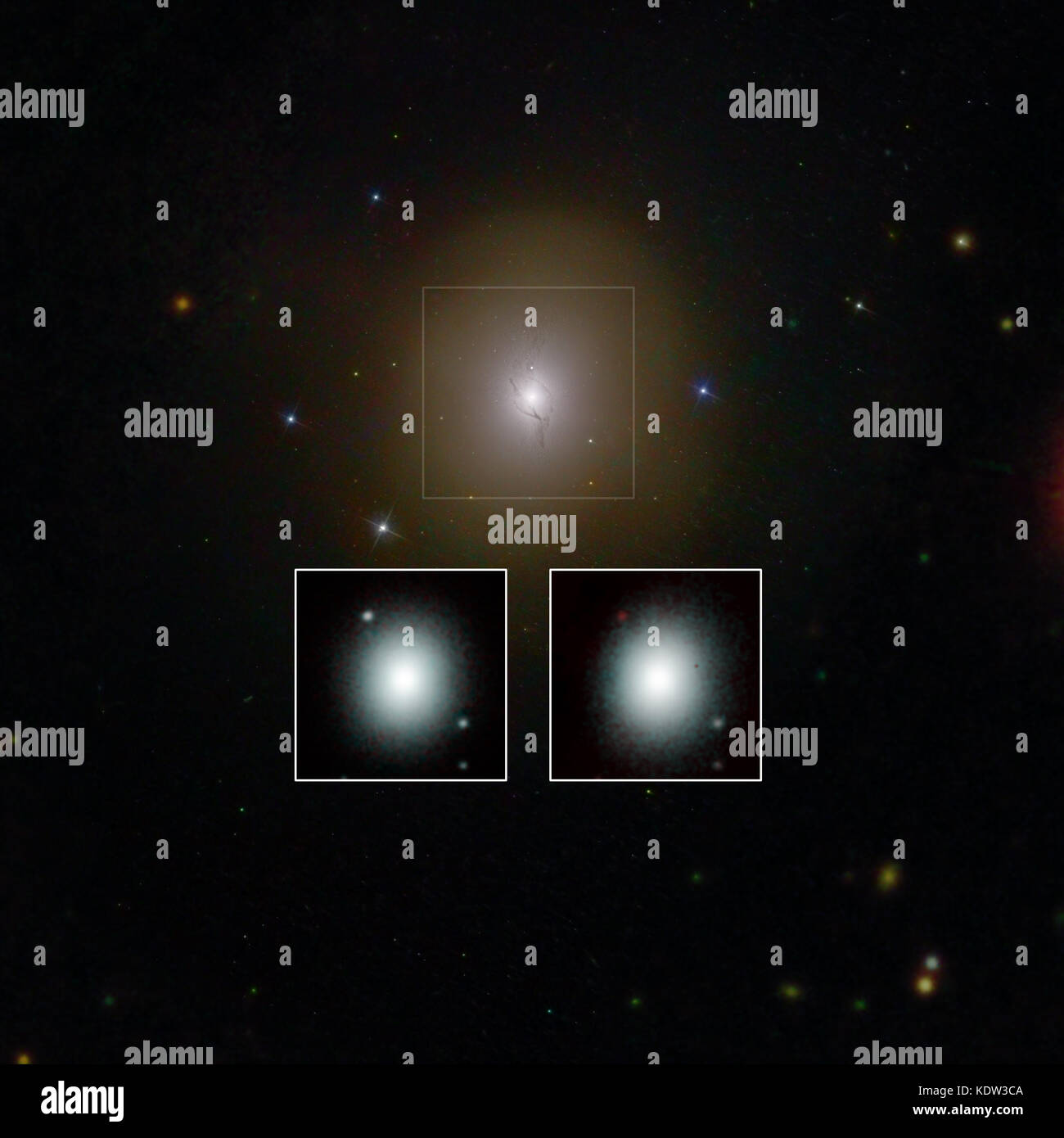 (171016) -- Washington, oct. 16, 2017 (Xinhua) -- immagine fatta da caltech e la NASA mostra l'evoluzione della stella di neutroni fusione conferma elemento pesante sintesi. scienziati ha annunciato lunedì che essi hanno per la prima volta rilevato le increspature nello spazio e nel tempo noto come le onde gravitazionali così come la luce da una spettacolare collisione di due stelle di neutroni. (Xinhua/robert hurt di caltech, ryan lau di caltech, Leo cantante della NASA, mansi kasliwal di caltech e la crescita della collaborazione) (zjl) Foto Stock