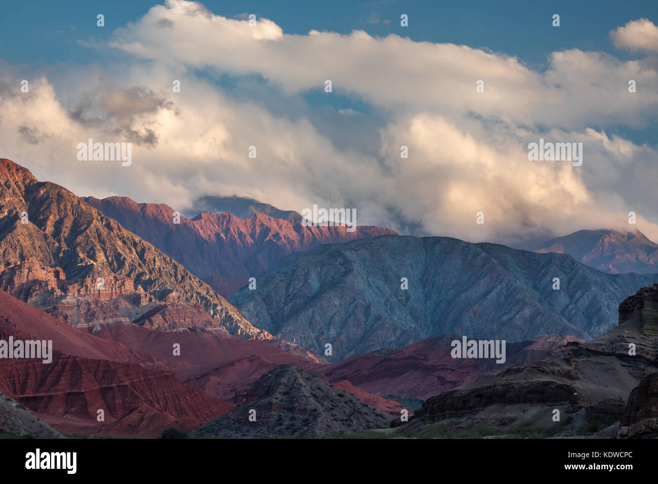 La Quebrada de la Conches, Valles Calchaquies, Provincia di Salta, Argentina Foto Stock