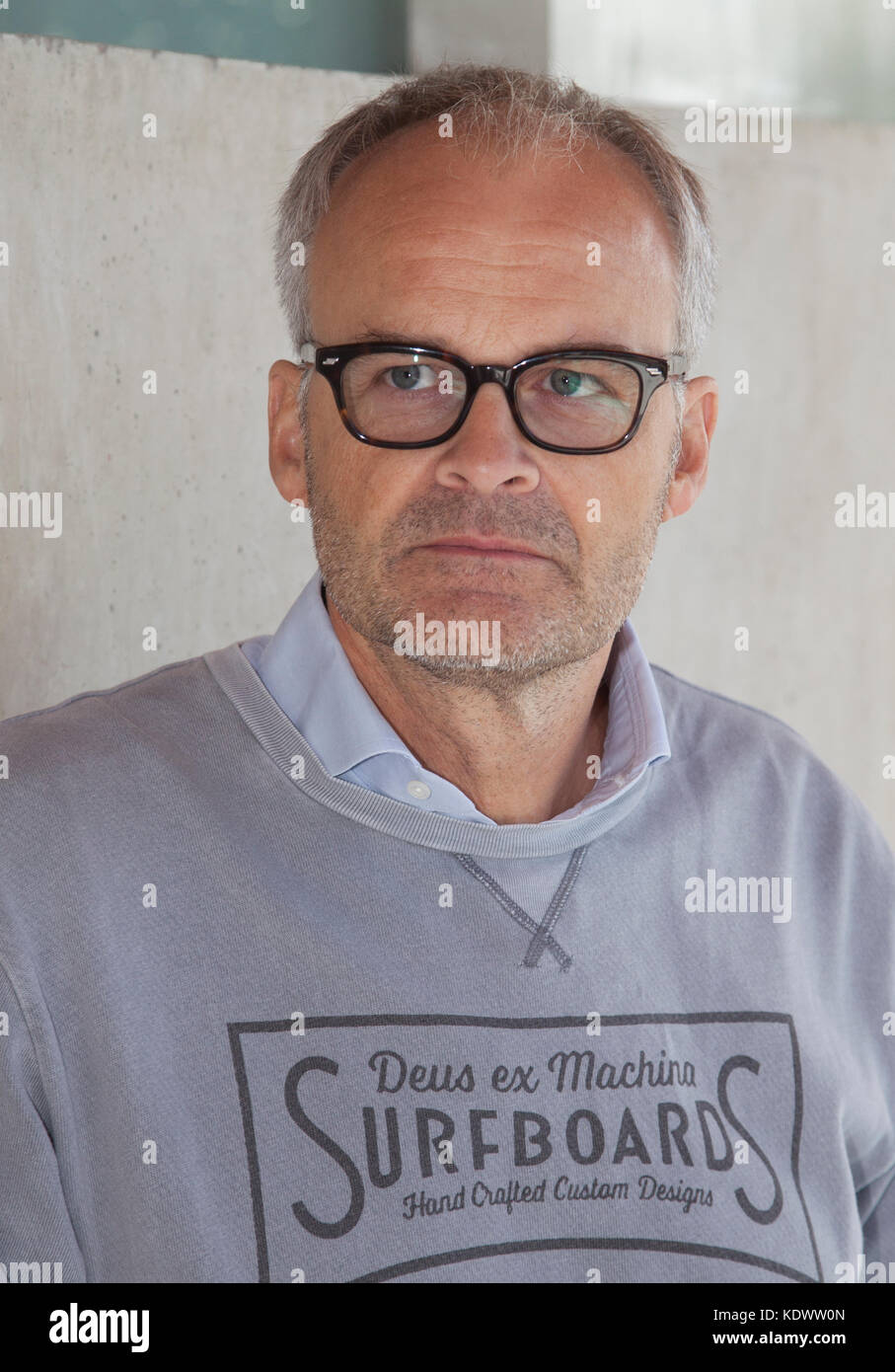 JOHAN RHEBORG attore e artista svedese 2017 Foto Stock