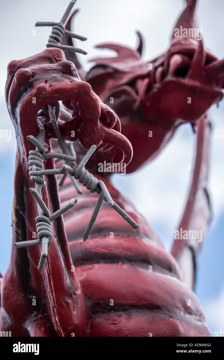 Mametz Wood Memorial Peronne Somme Hauts-de-France Francia Foto Stock