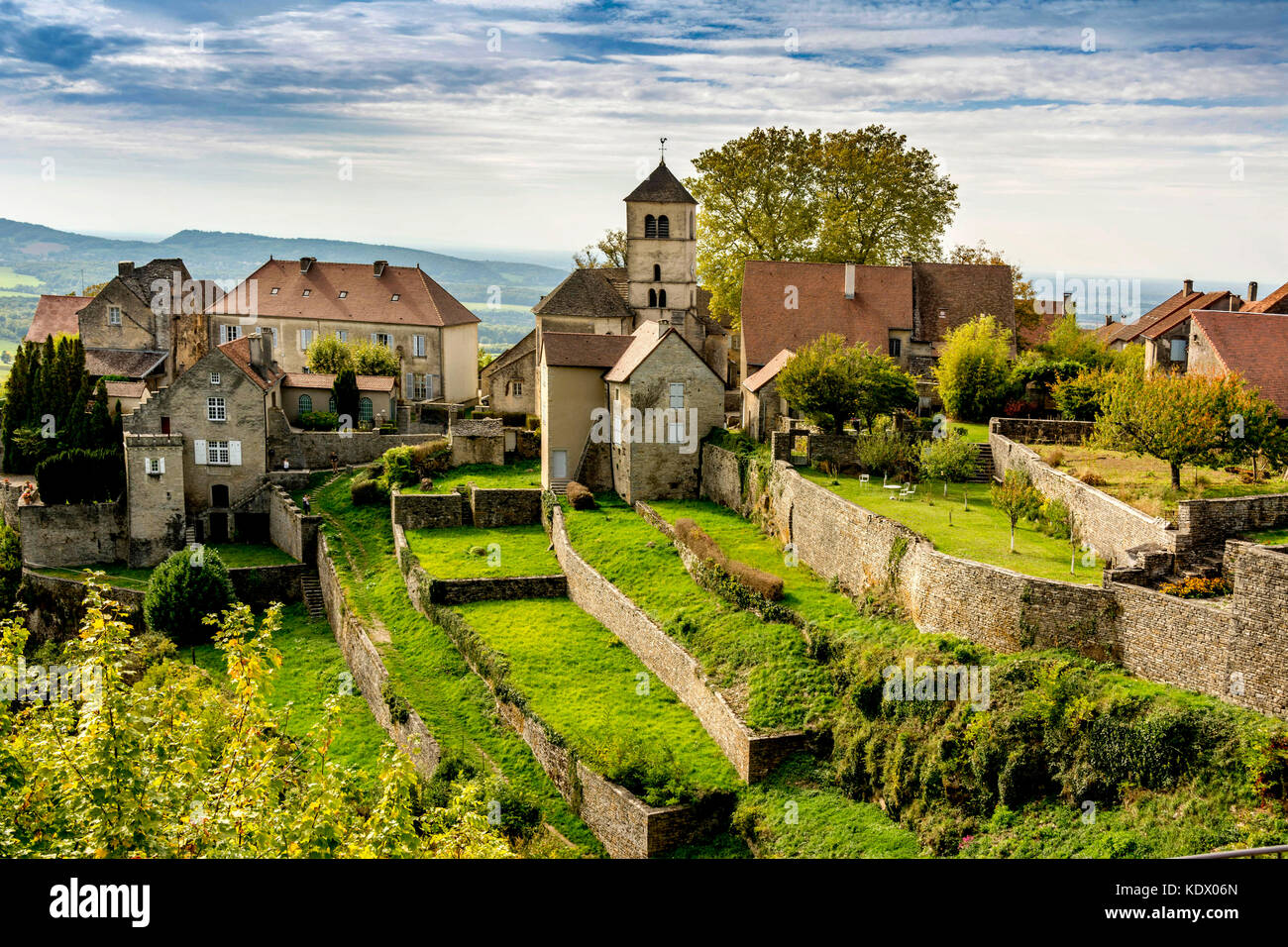 ChateauChalon uno dei più bei villaggi di Francia.