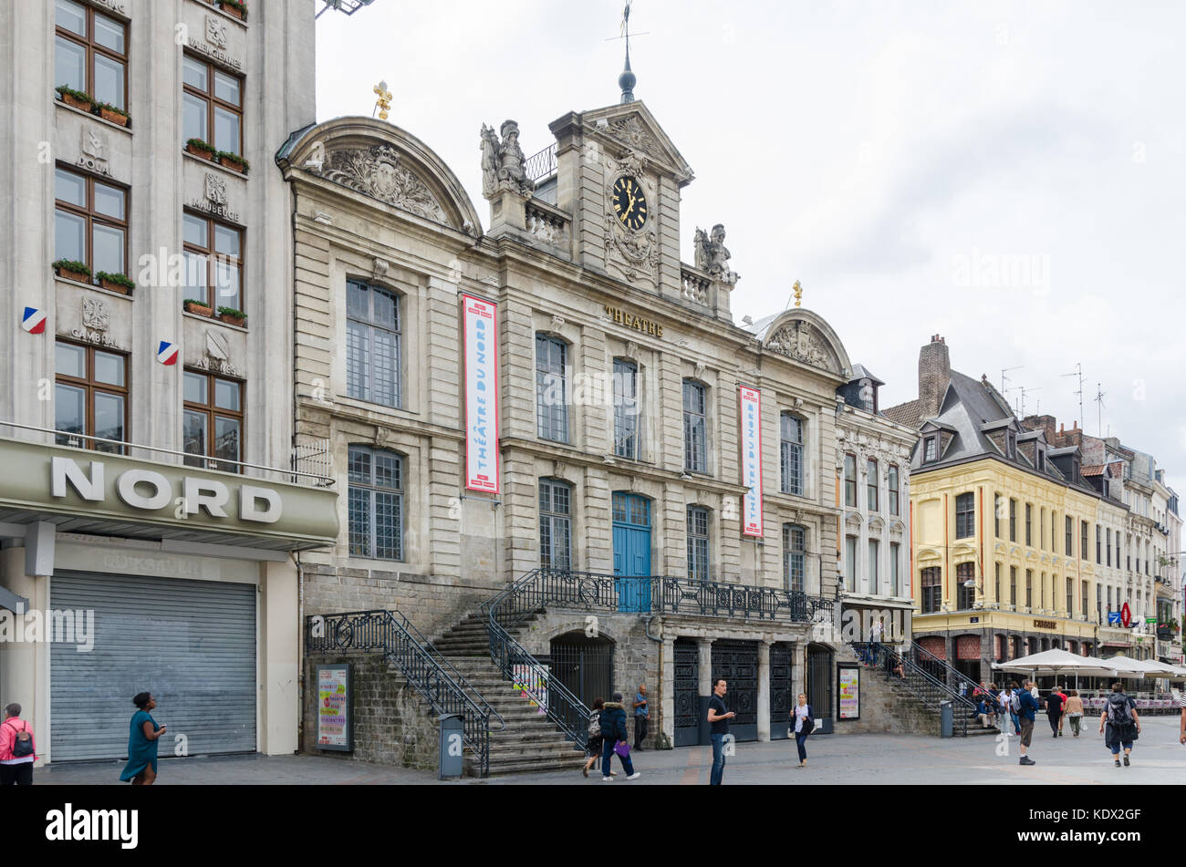 Lille Città Vecchia, Francia Foto Stock