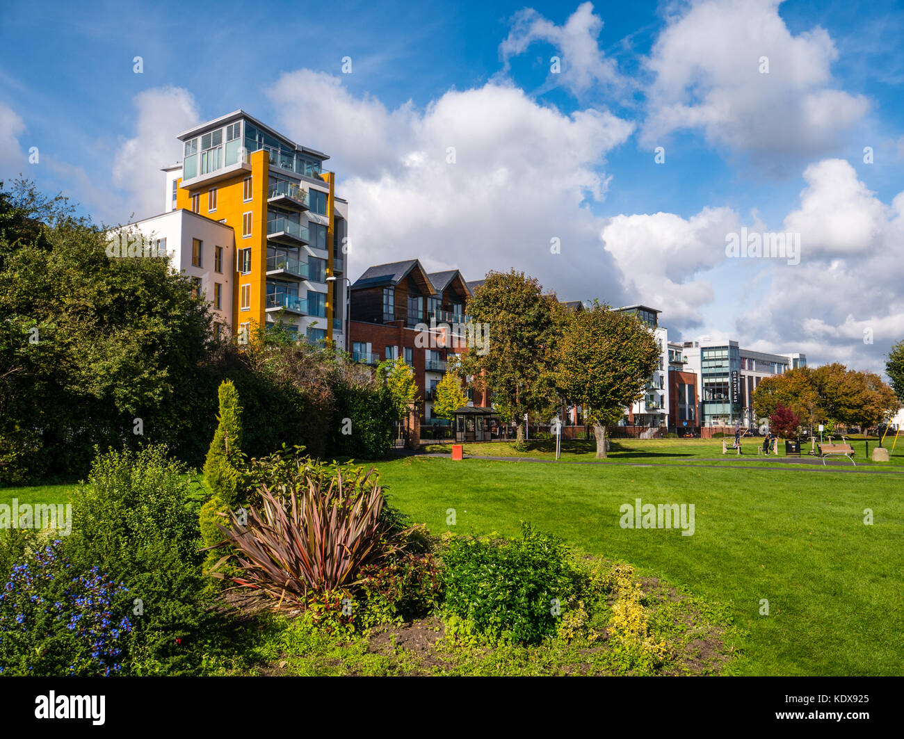 Victoria Park, Newbury, Berkshire, Inghilterra, Regno Unito, GB. Foto Stock
