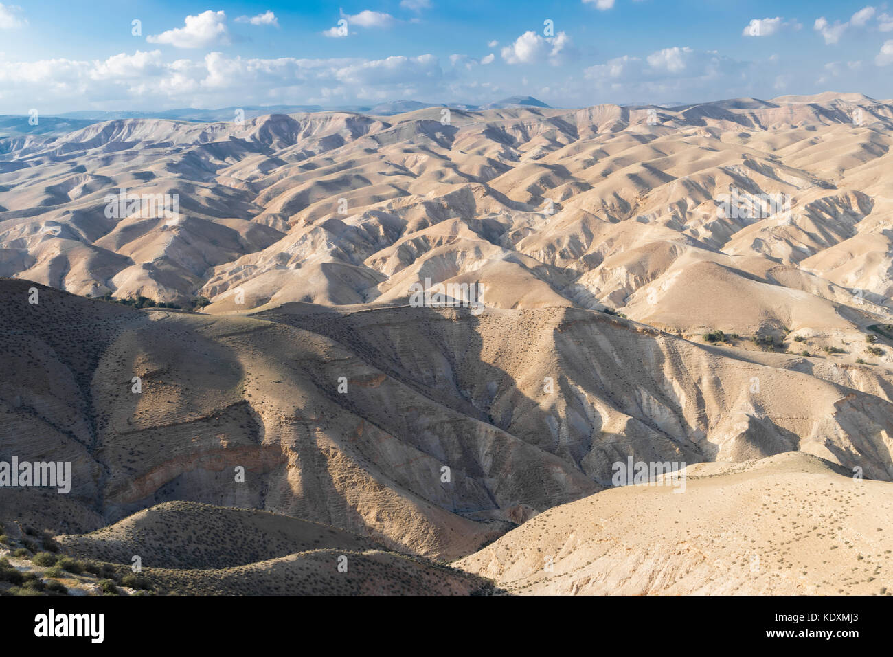 Deserto del Negev centrale più scura Foto Stock