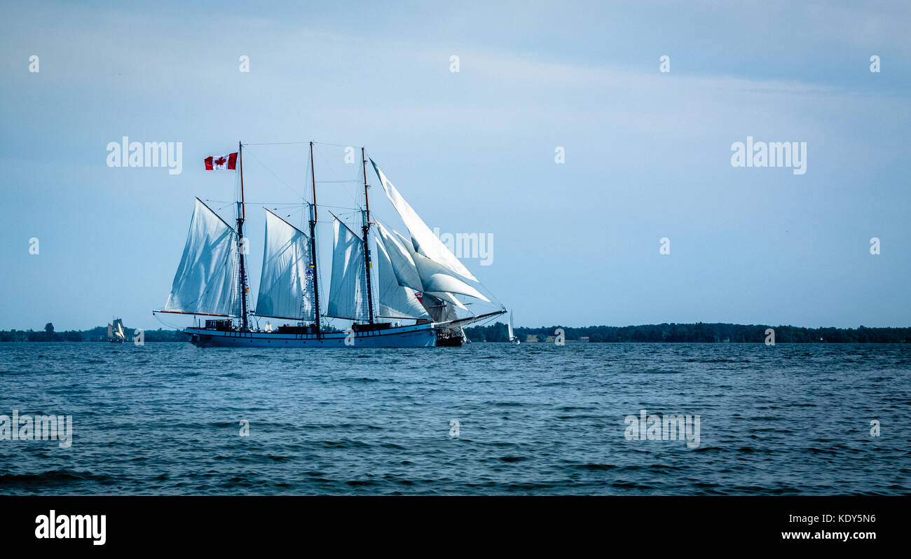 Tall Ships evento in Canada luglio 2017 per celebrare il Canada per il 150° compleanno Foto Stock