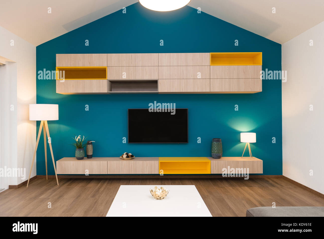 Il modo di vivere moderno-room interior Foto Stock