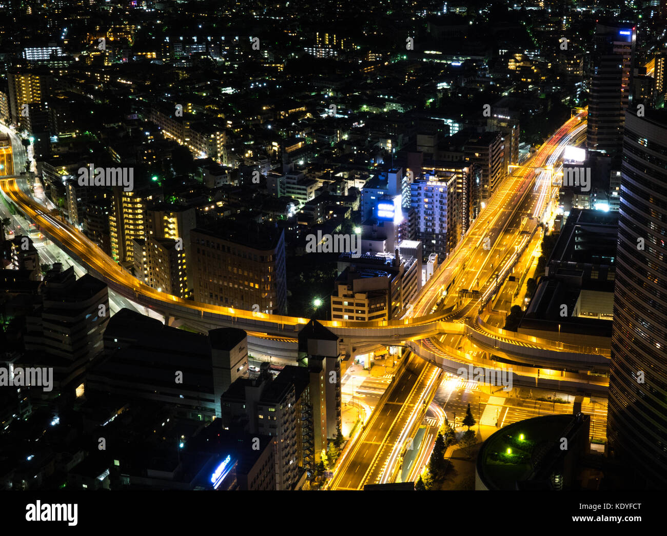 Incredibile Tokyo di notte Shinjuku, Tokyo, Giappone Foto Stock