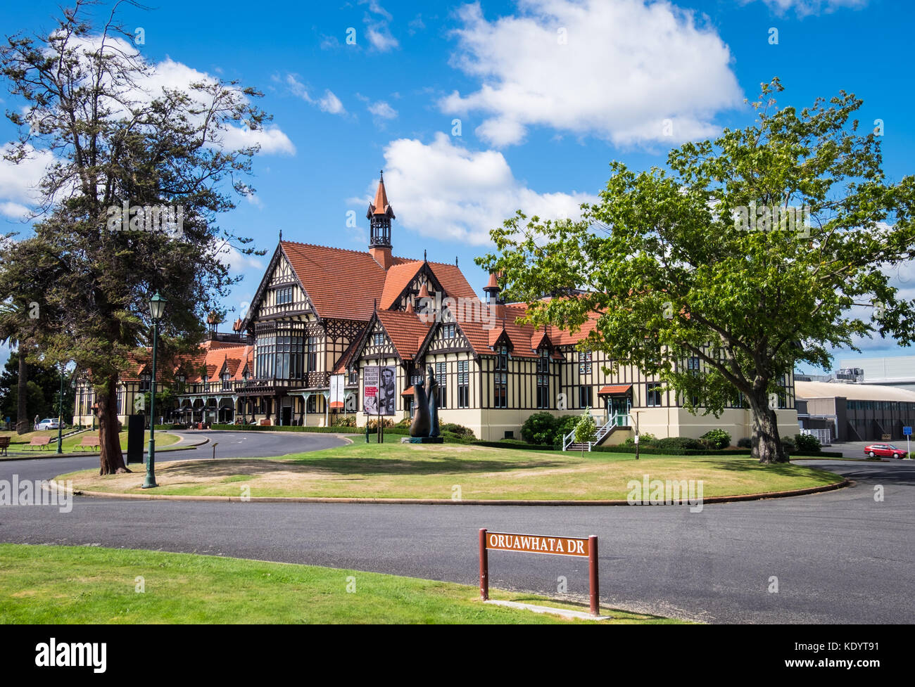 Museo di Rotorua Te Whare Taonga o Te Arawa, Nuova Zelanda Foto Stock