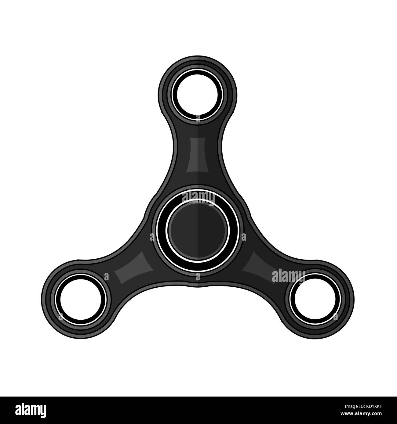 Agitano: dito icona spinner Illustrazione Vettoriale