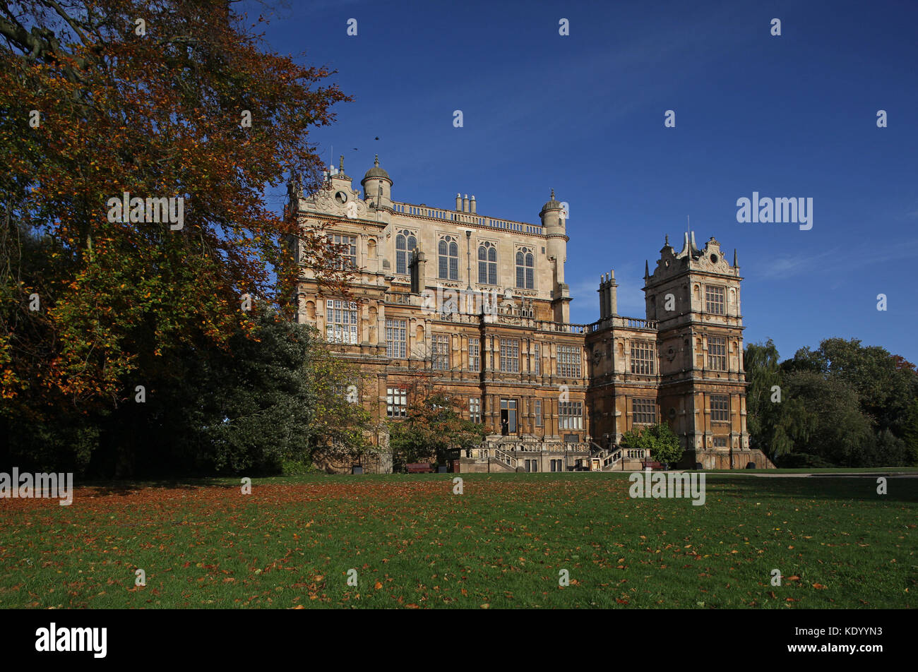 Wollaton Hall di Nottingham Foto Stock