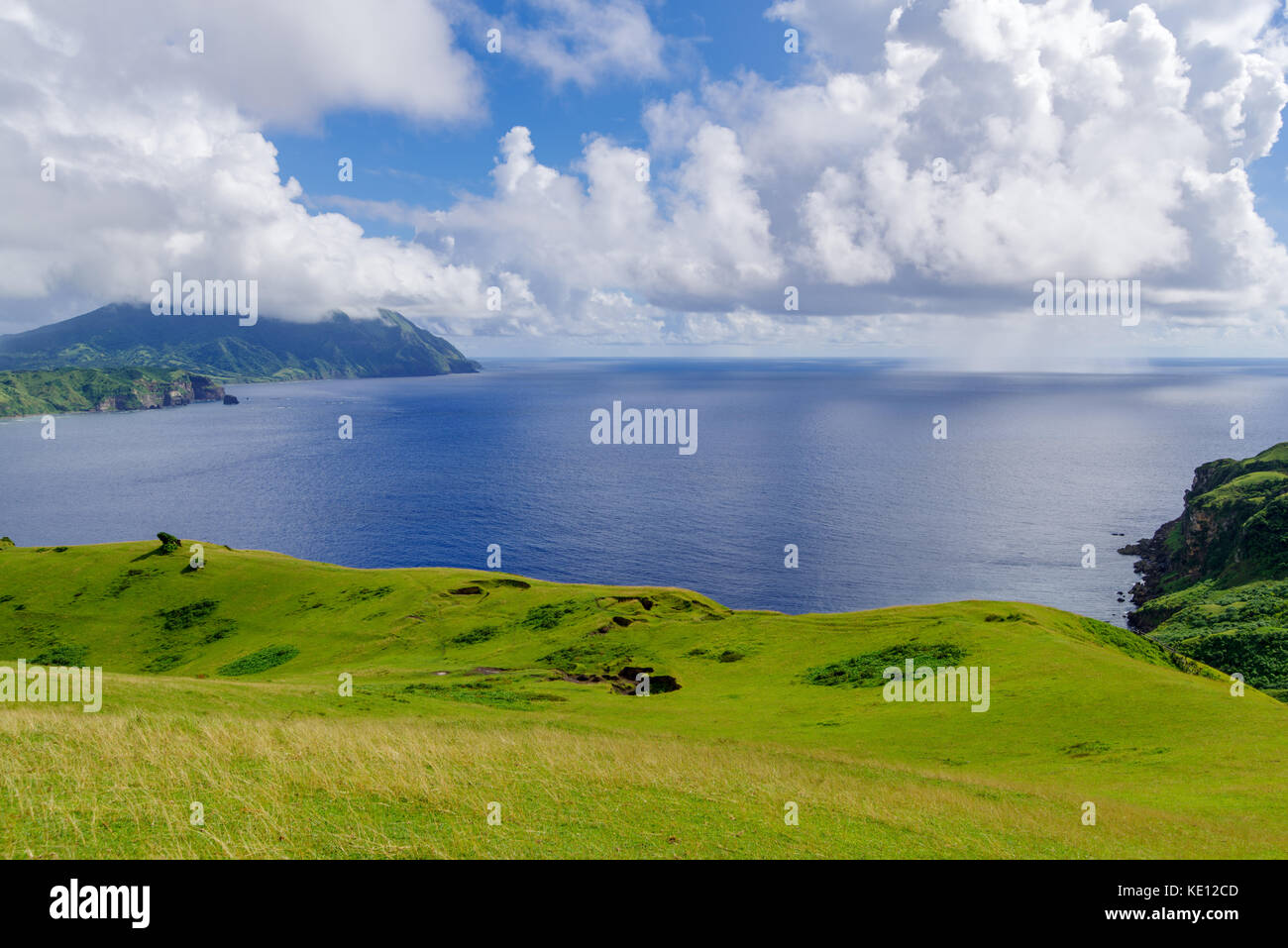 Marlboro colline al Batán isola , batanes, Filippine Foto Stock