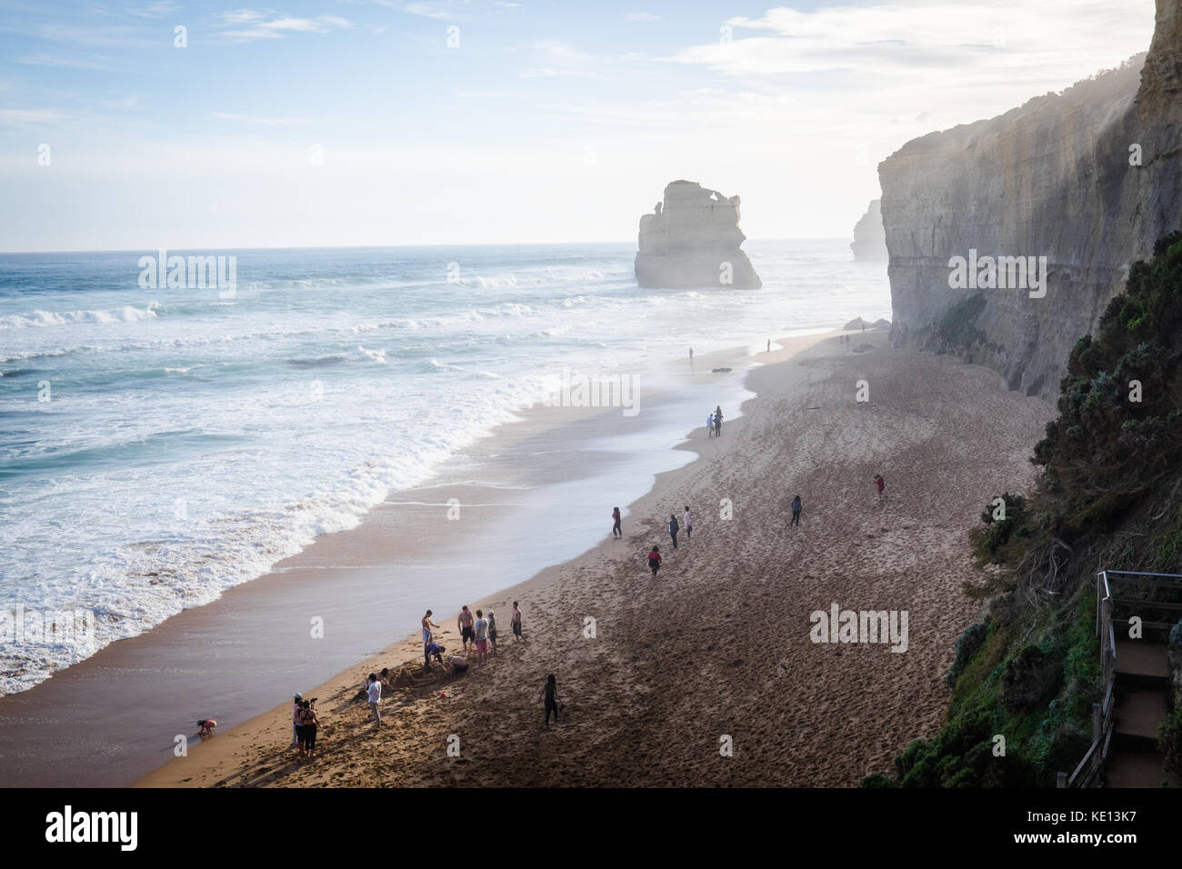 Gibson passi spiaggia a Great Ocean Road Foto Stock