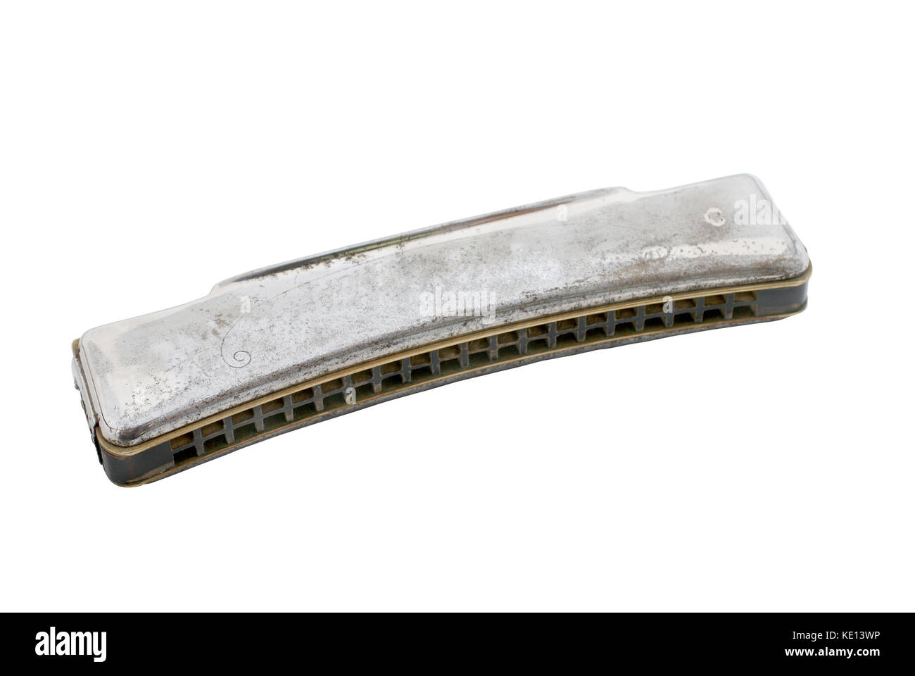 Il tedesco harmonica (mouthorgan) da anni 1920-30. Era molto popolare tra i soldati tedeschi nel fronte orientale durante il WW2 (secondo i russi:)) Foto Stock