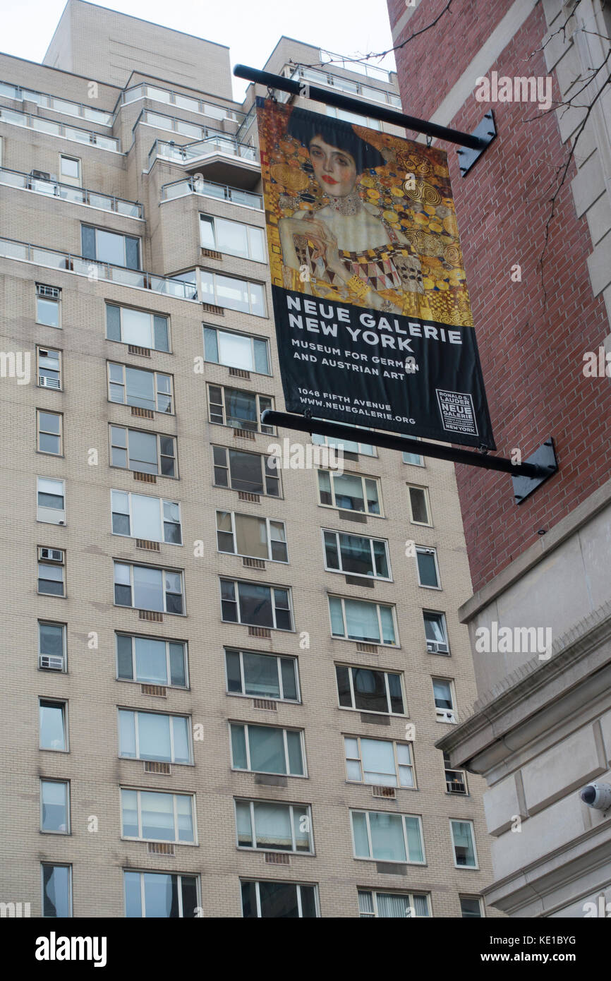 Neue Galerie Museum a Manhattan, New York Foto Stock