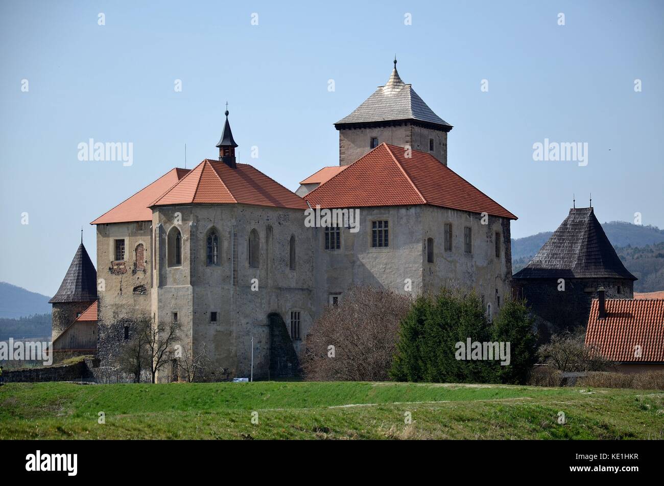Die Burg von Švihov, Tschechien Foto Stock