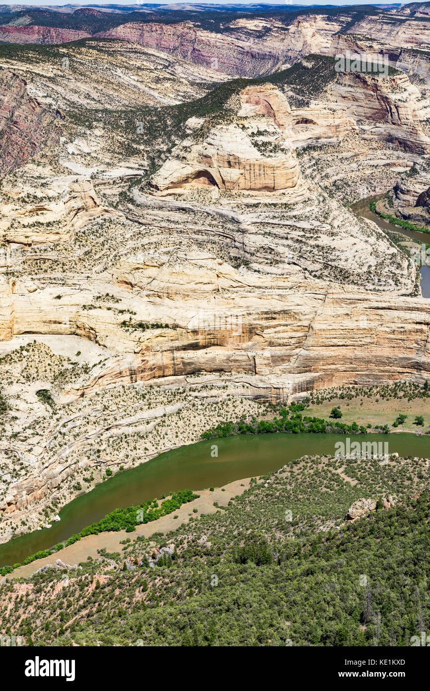 Green River, dinosaur National Monument, Utah e Colorado, Stati Uniti d'America Foto Stock