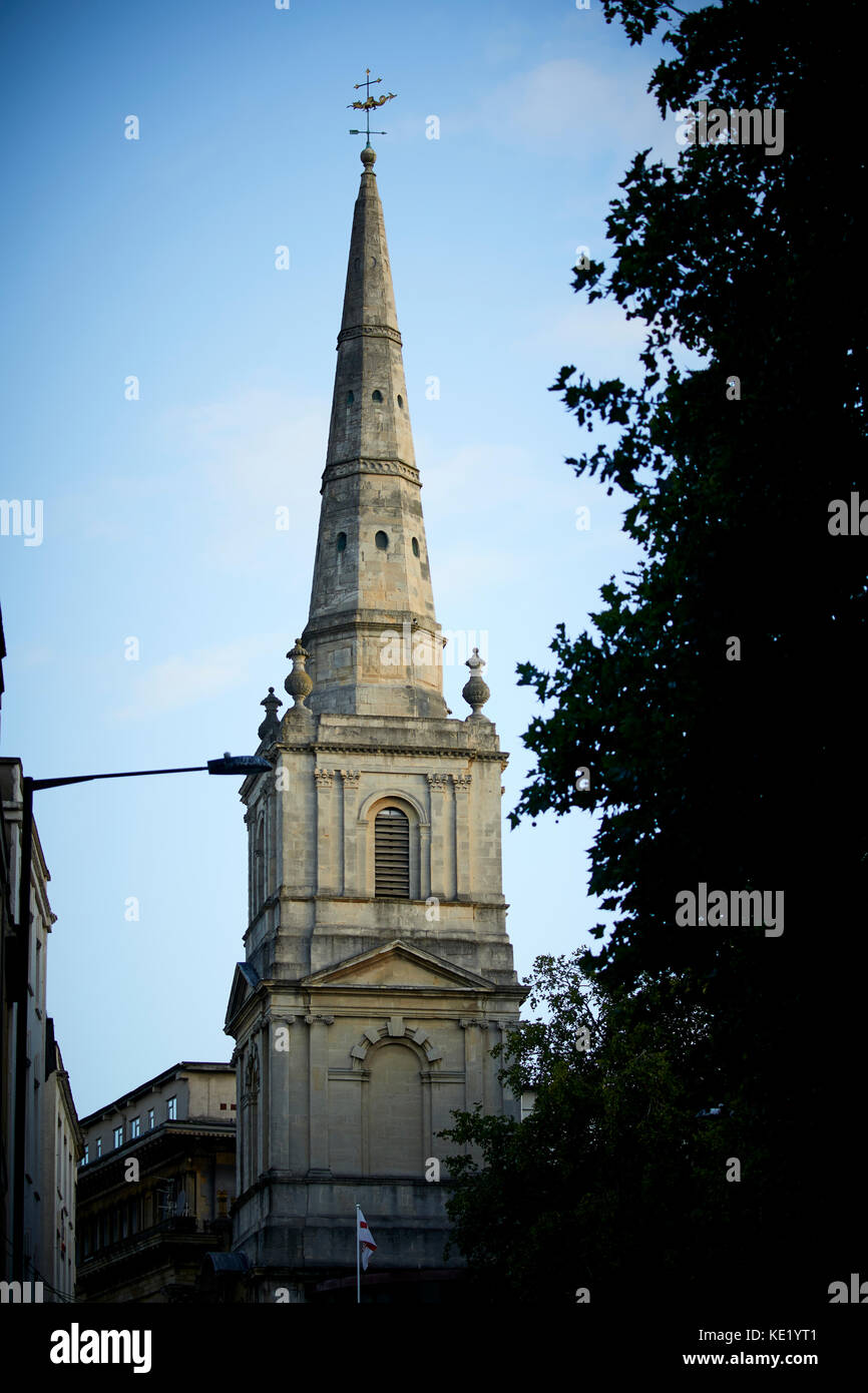 La Chiesa di Cristo con St Ewen una chiesa di Inghilterra Broad Street, Bristol, Inghilterra. progettato da William Paty costruito dai suoi parenti Thomas Paty e figli Foto Stock