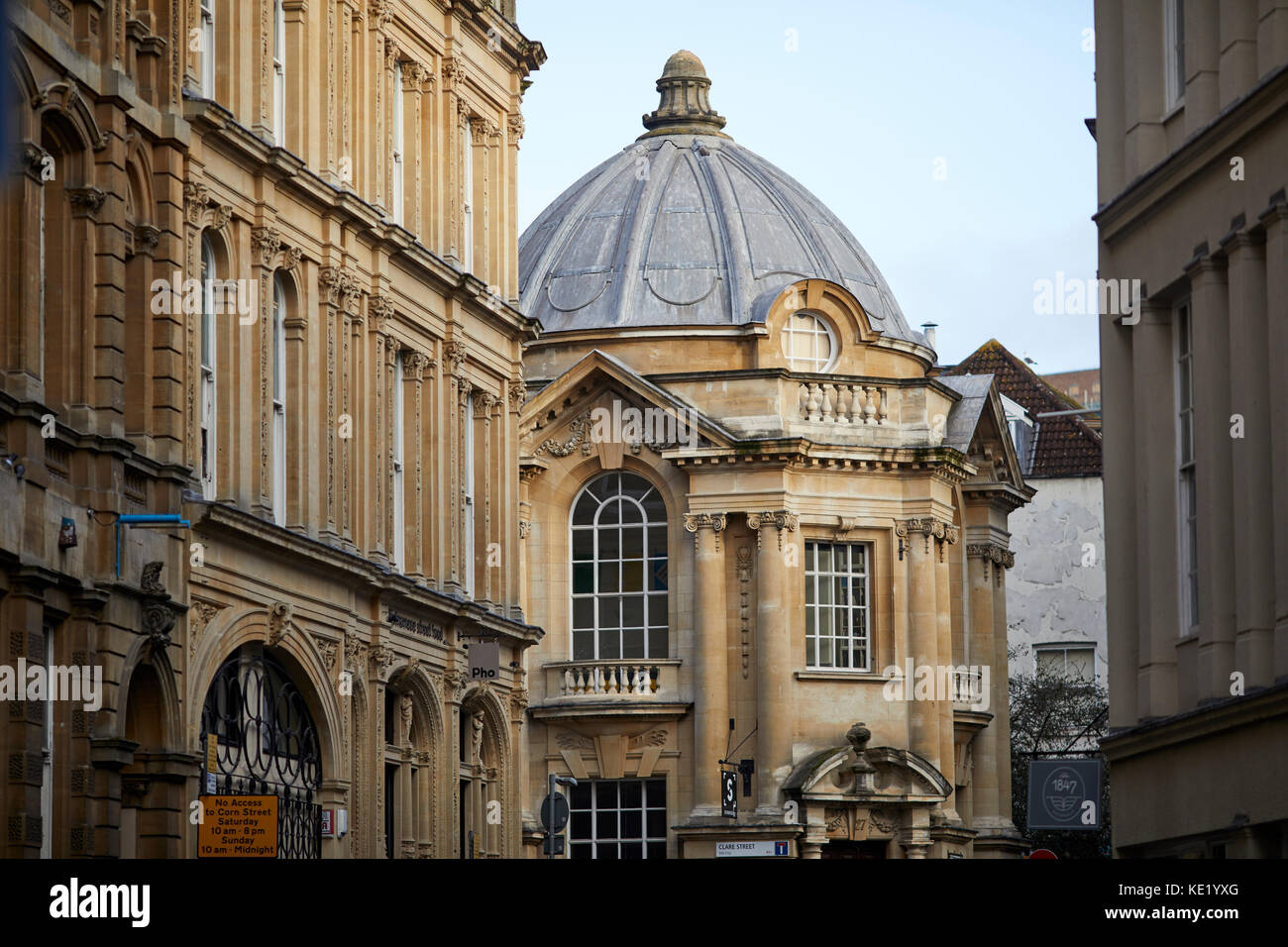 Edificio su Clare Street Bristol City Centre Foto Stock