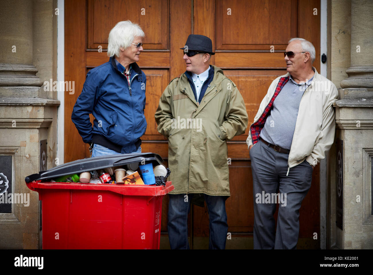 Moto mostra nel centro città di Bristol Foto Stock