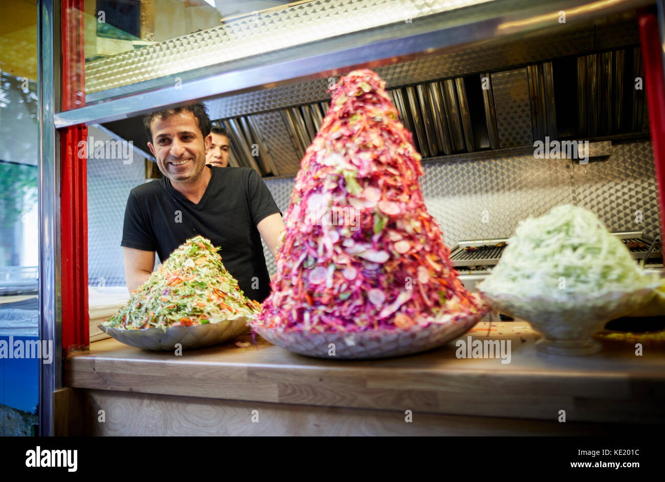All'interno di St Nicholas Market Bristol City Centre Foto Stock