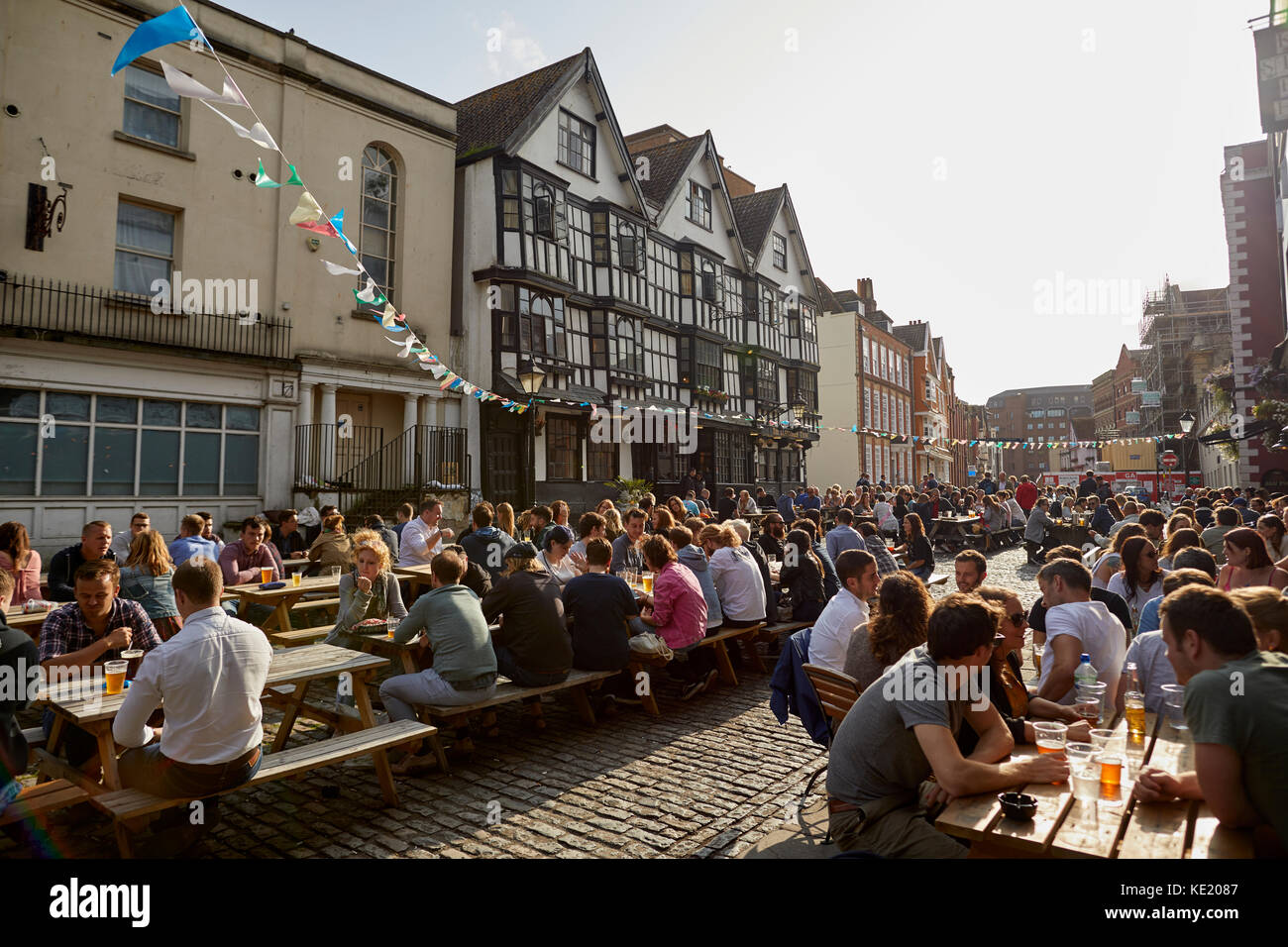King Street Bristol City Centre Foto Stock