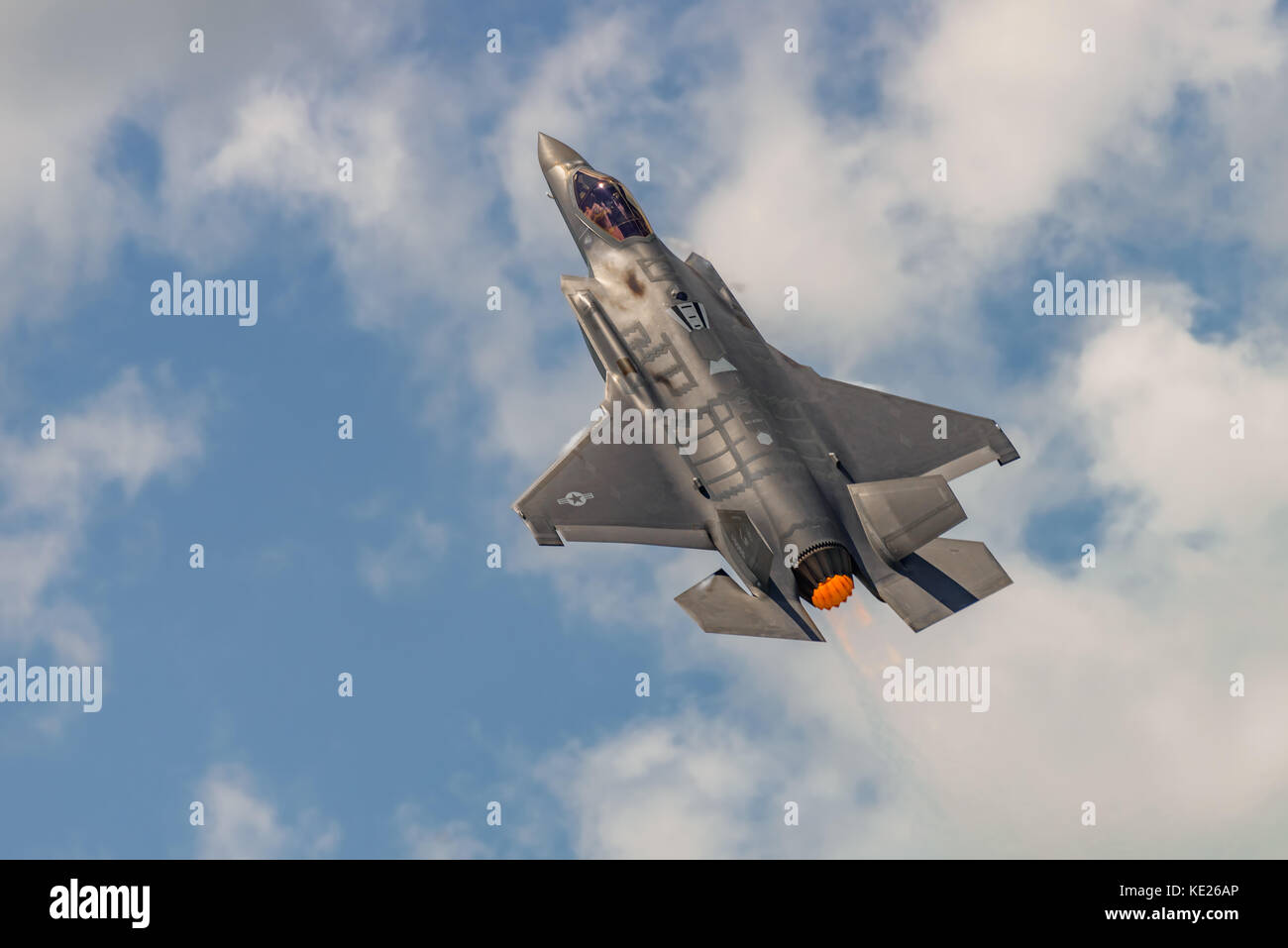 New Windsor, NY - luglio 2, 2017: la Lockheed Martin F-35 lightning ii da stewart international airport durante il new york airshow. Foto Stock