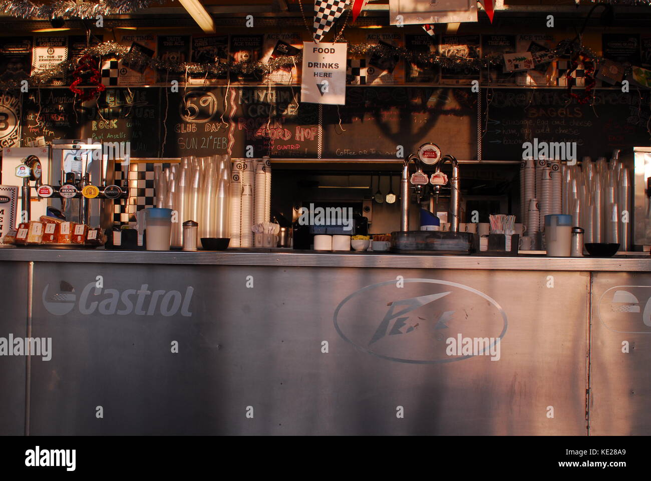 Regno Unito, Londra, Ace Café London, North Circular Road, Londra NW10 Foto Stock