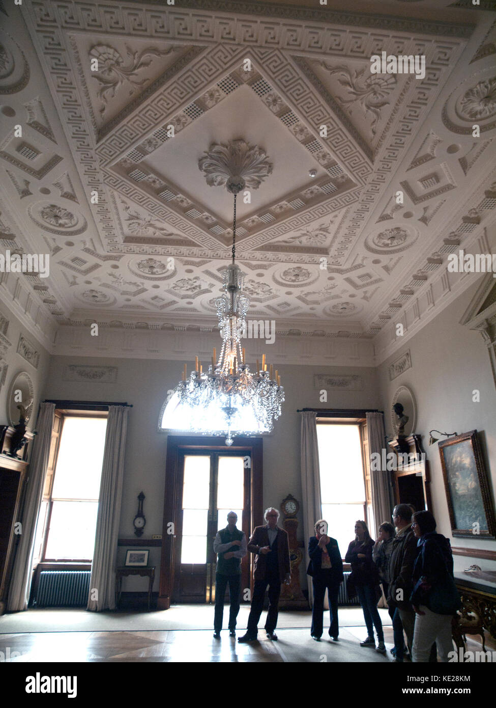 Interno della casa russborough, County Wicklow, Irlanda Foto Stock