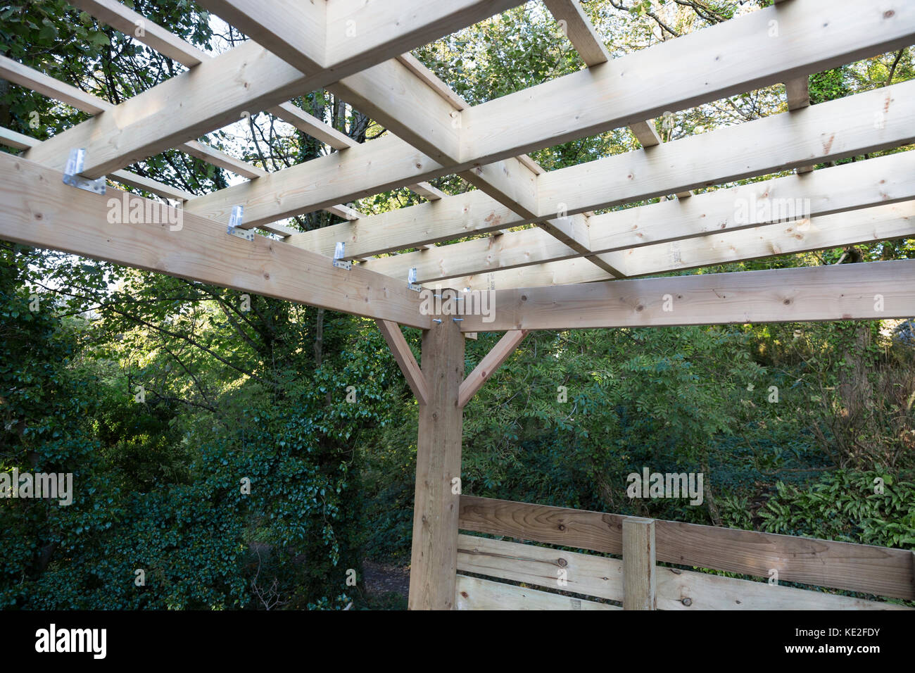 Telaio in legno la costruzione di particolari di costruzione Foto Stock