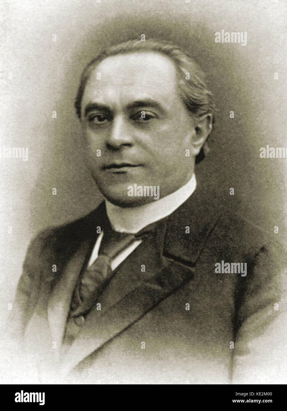 Vladimir de Pachmann - Ritratto di pianista russo. (1848-1933) Foto Stock