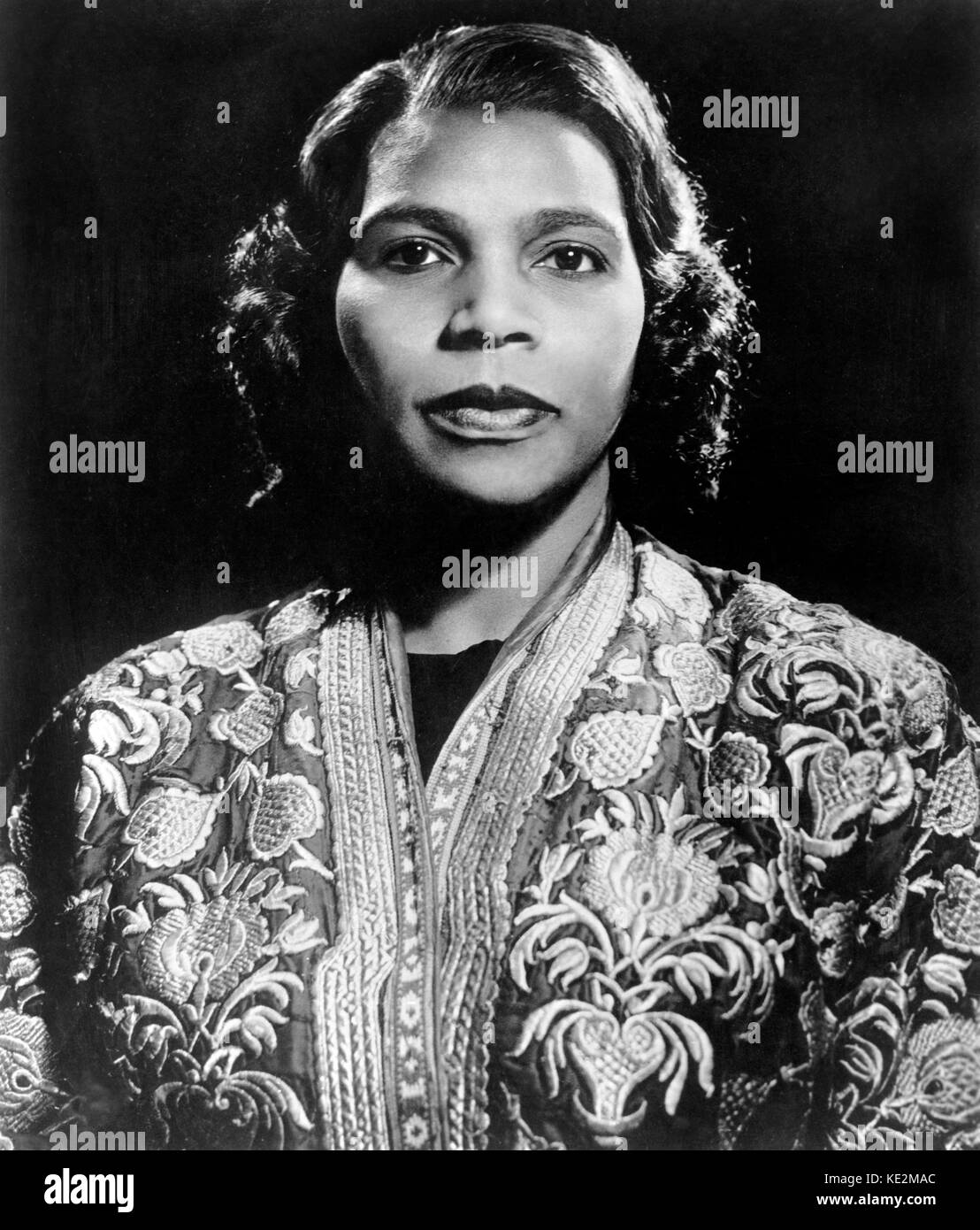 Marian Anderson - ritratto della American contralto MA: 17 Febbraio 1902 - 8 aprile 1993. Pubblicità ancora Foto Stock