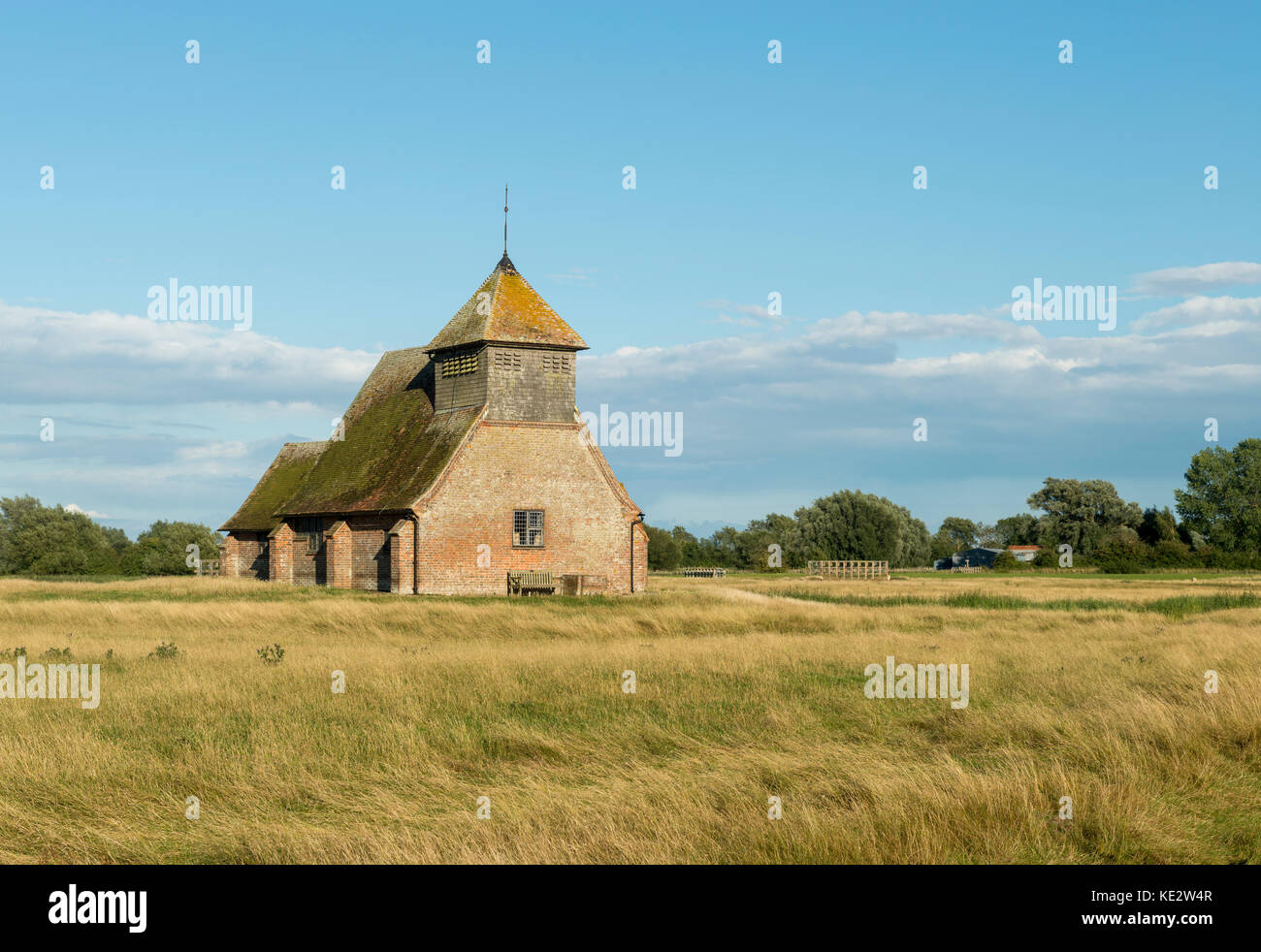 Fairfield Chiesa, Romney Marsh, Kent Foto Stock