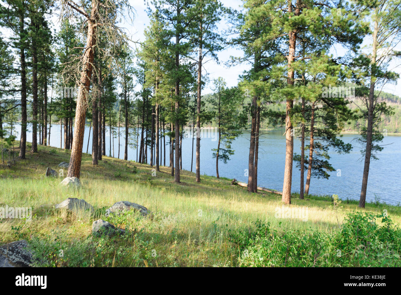 Sheridan lago campeggio Foto Stock