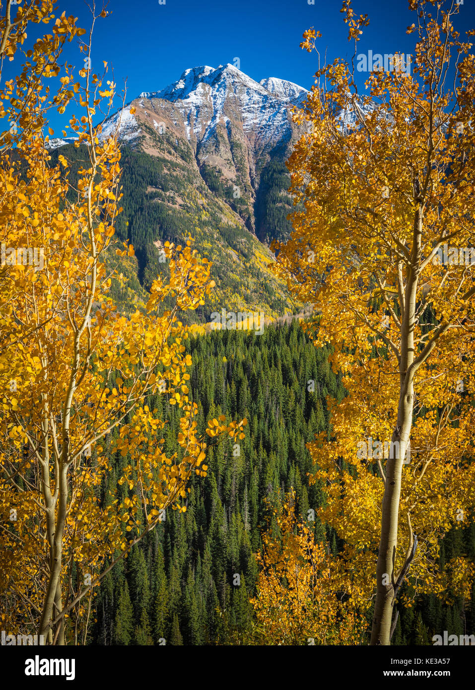 Snowden picco in Colorado di montagne rocciose Foto Stock