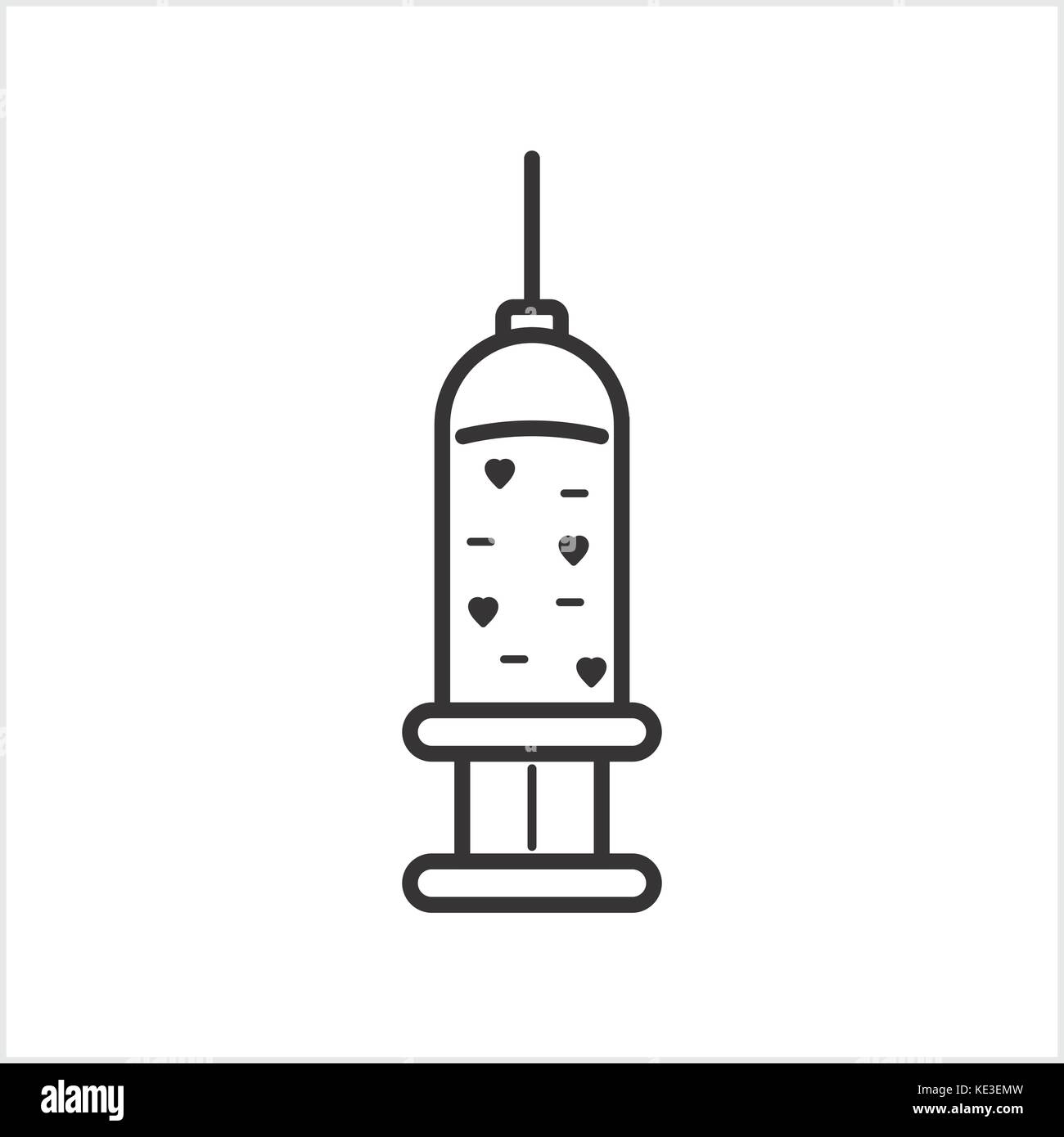 Medicina icona monolinea Foto Stock